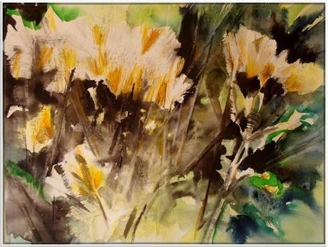 WHY PAINT FLOWERS,TODAY / PERCHE' DIPINGERE FIORI, OGGI