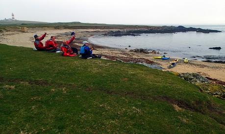 Paddling the Stakcs, the Skerries and Bardsey Island!