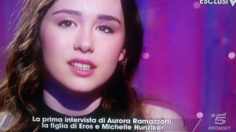 Aurora Ramazzotti a Verissimo