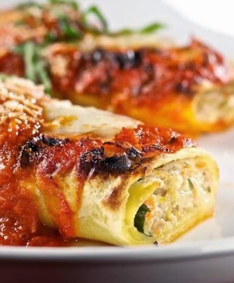 Cannelloni ripieni gratinati