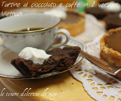 Bánh sô cô la và cà phê - due versioni delle tartine al cioccolato e caffè del Vietnam
