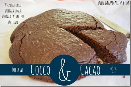 ricetta torta cocco cacao vegan 2