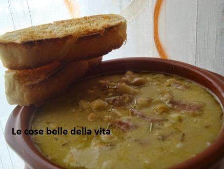 Zuppa di ceci allo zafferano