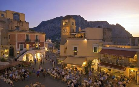 Isola di Capri - La piazzetta di Capri