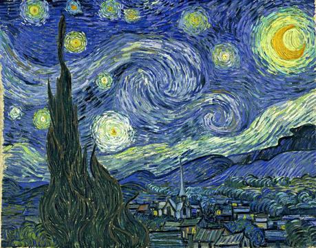 Schema per il punto croce: Notte stellata - Vincent Van Gogh -