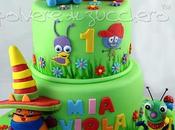 Torta personaggi della Baby Billy Bam, Mick, Henry, Tulli, Bugs band