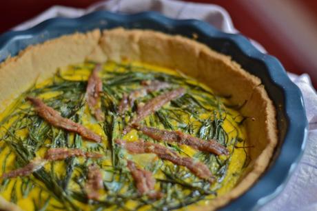 Quiche agretti e aggiughe