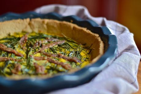 Quiche con agretti