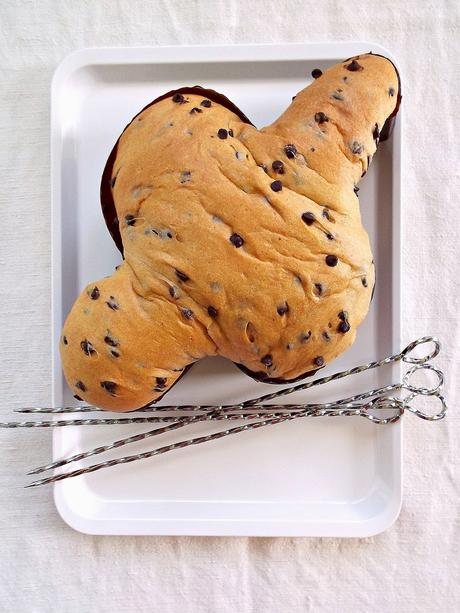 Colomba al cioccolato con lievito madre