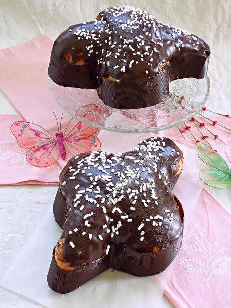 Colomba al cioccolato con lievito madre