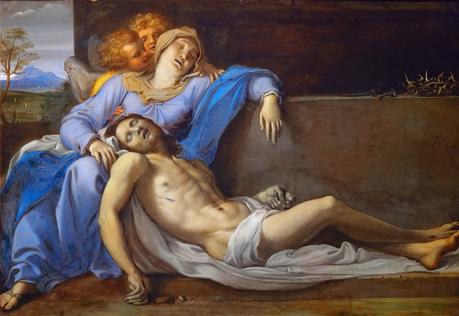 Schema per il punto croce: La Pietà - Annibale Carracci -