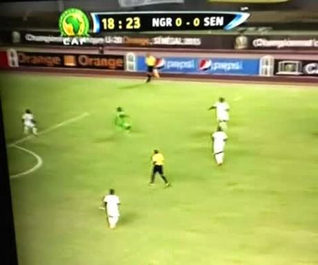 (VIDEO)Bernard Bulbwa (Nigeria U20) unbelievable beckheel flick & volley golazo in final v Senegal