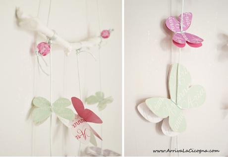 DIY: le farfalle color pastello per decorare la cameretta