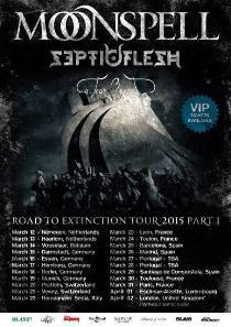 MOONSPELL – SEPTICFLESH – A TEAR BEYOND – Romagnano Sesia 22/3/2015