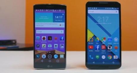 LG G Flex 2 vs Nexus 6