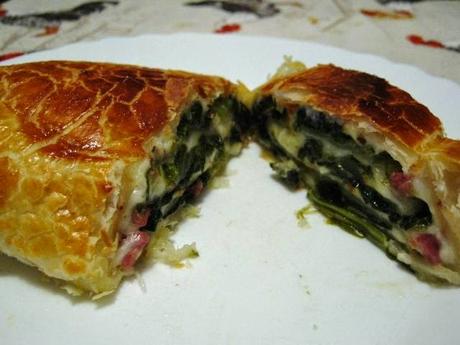 Rotolo spinaci e pancetta