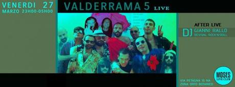I Valderrama 5 in scena con il loro intenso sound pensante