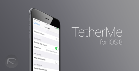 Tweak Cydia (iOS 8.x.x) – TetherMe for iOS 8+, si aggiorna correggendo alcuni bug [Aggiornato Vers. 1.0.2-1]