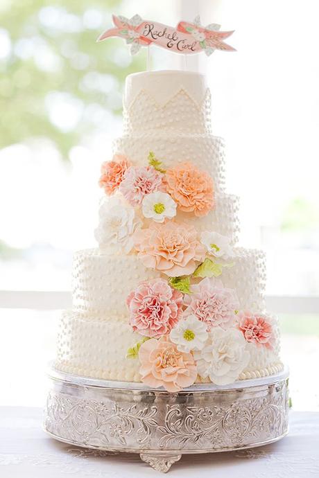 Spring wedding cake