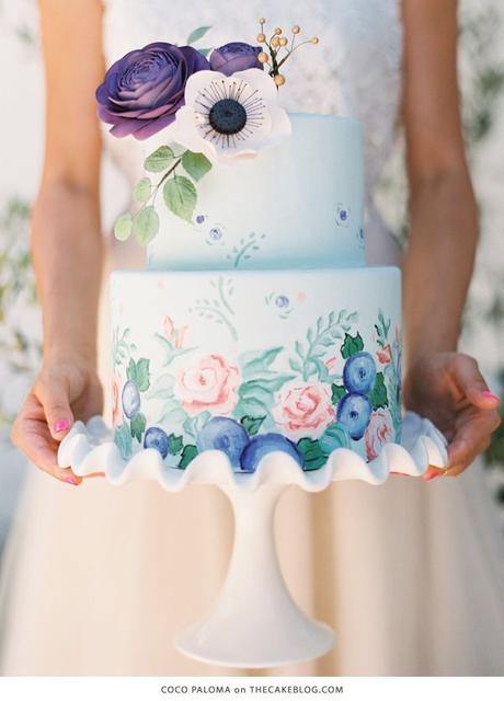 Spring wedding cake