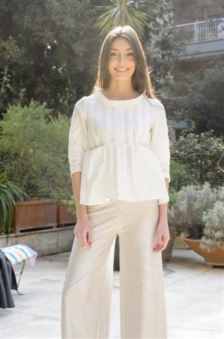 Rebecca, modella testimonial della nuova collezione Rione Carducci