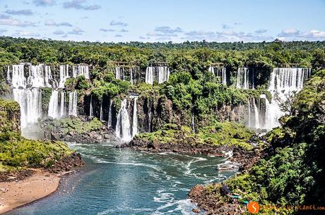 Spettacolare cascate Iguazù