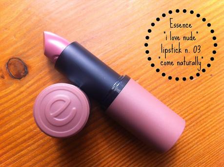 Essence i love nude lipstick n.03 COME NATURALLY