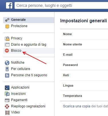 bloccare richieste giochi facebook