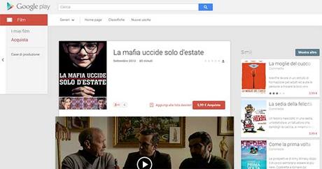 Nuovi film dal catalogo RAI Cinema sulla piattaforma Google Play Film