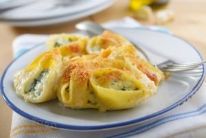 conchiglie-di-baccala-e-spinaci