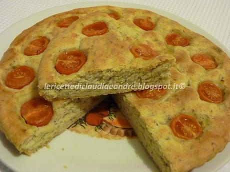 Focaccia provenzale veloce con lievito istantaneo