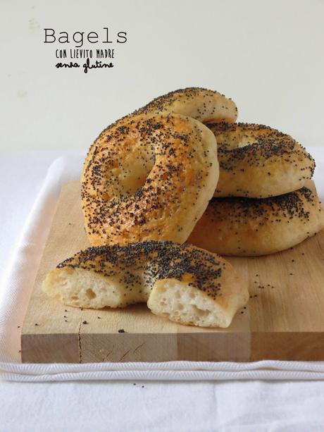 Bagels senza glutine - con lievito madre