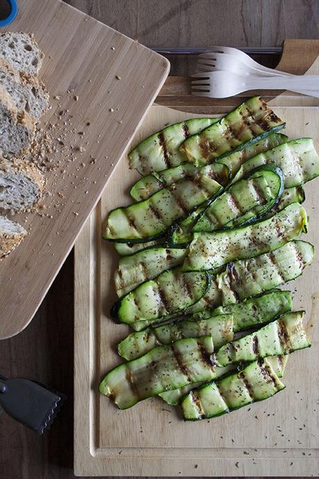 Zucchine grigliate con menta 