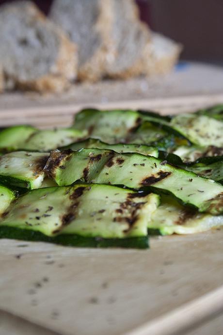 Zucchine grigliate con menta 