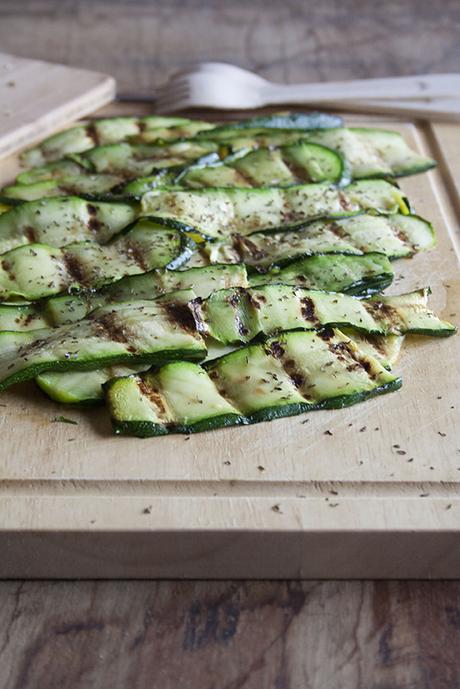 Zucchine grigliate con menta 