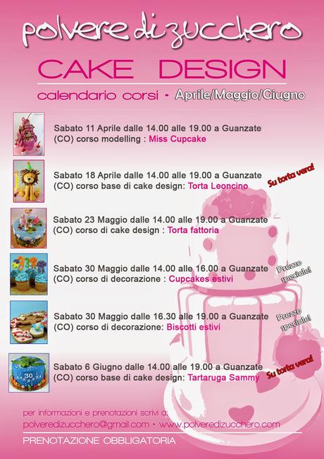 corso cake design torte decorate pasta di zucchero polvere di zucchero corso pasticceria 