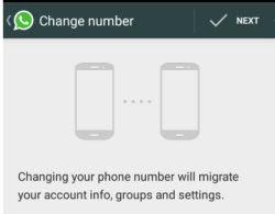 Whatsapp come modificare e cambiare il numero di telefono