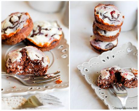 Cheesecake brownie muffins