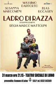 Luino: al Teatro Sociale martedì sera “Ladro di razza”, una tragicommedia nella Roma del 1943