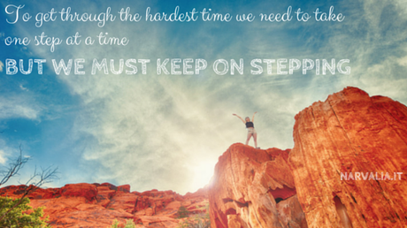 we must keep on stepping