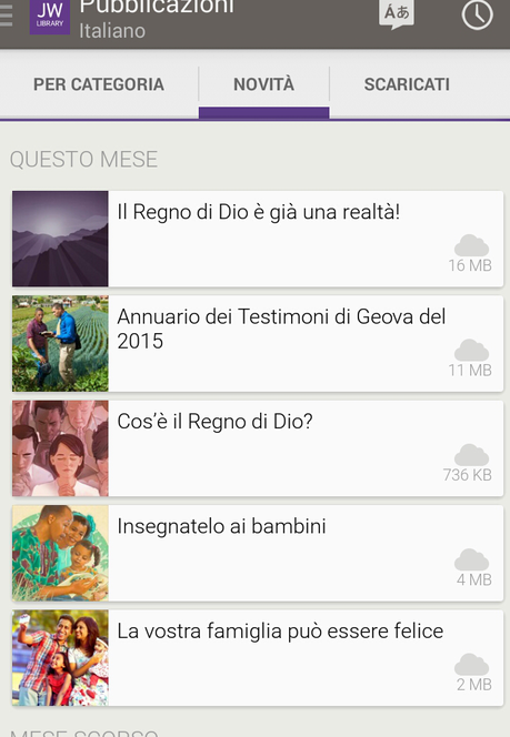 JW Library per Android si aggiorna ed introduce nuove lingue e nuove pubblicazioni