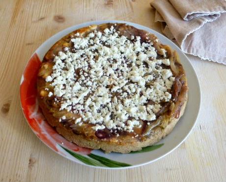 torta di cipolle e feta