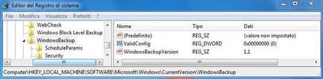 Eliminare e disattivare backup windows 7 dopo impostazione