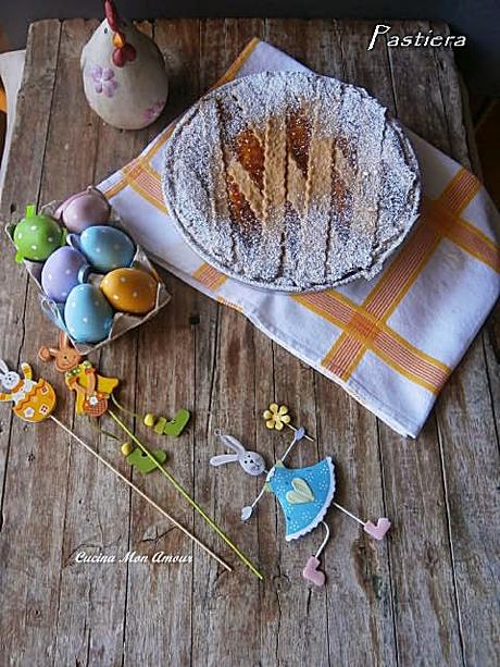 Pastiera di Grano con Gocce di Cioccolato