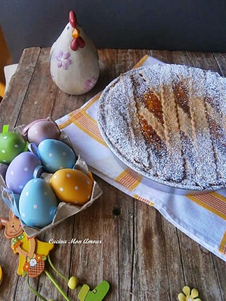 Pastiera di Grano con Gocce di Cioccolato