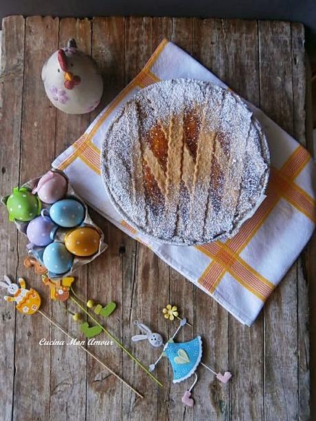 Pastiera di Grano con Gocce di Cioccolato