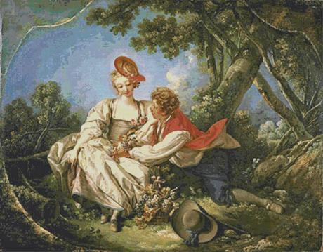 Schemi per il punto croce: Autunno - François Boucher -