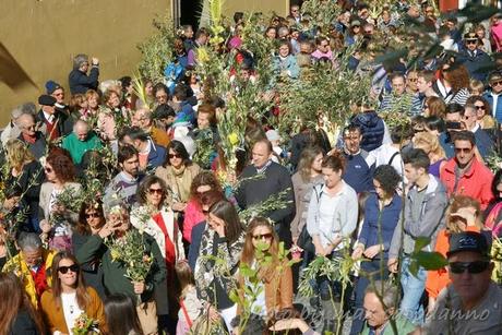 POSITANO: Benedizione delle palme. 2015