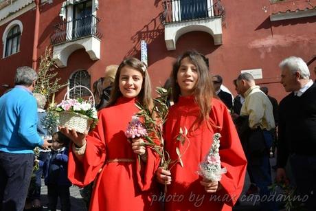 POSITANO: Benedizione delle palme. 2015