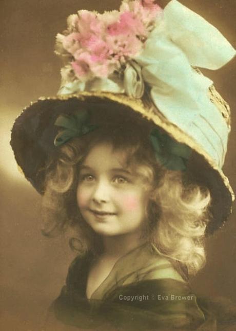 The most beautiful Spring's Flowers - Edwardian Little Ladies.